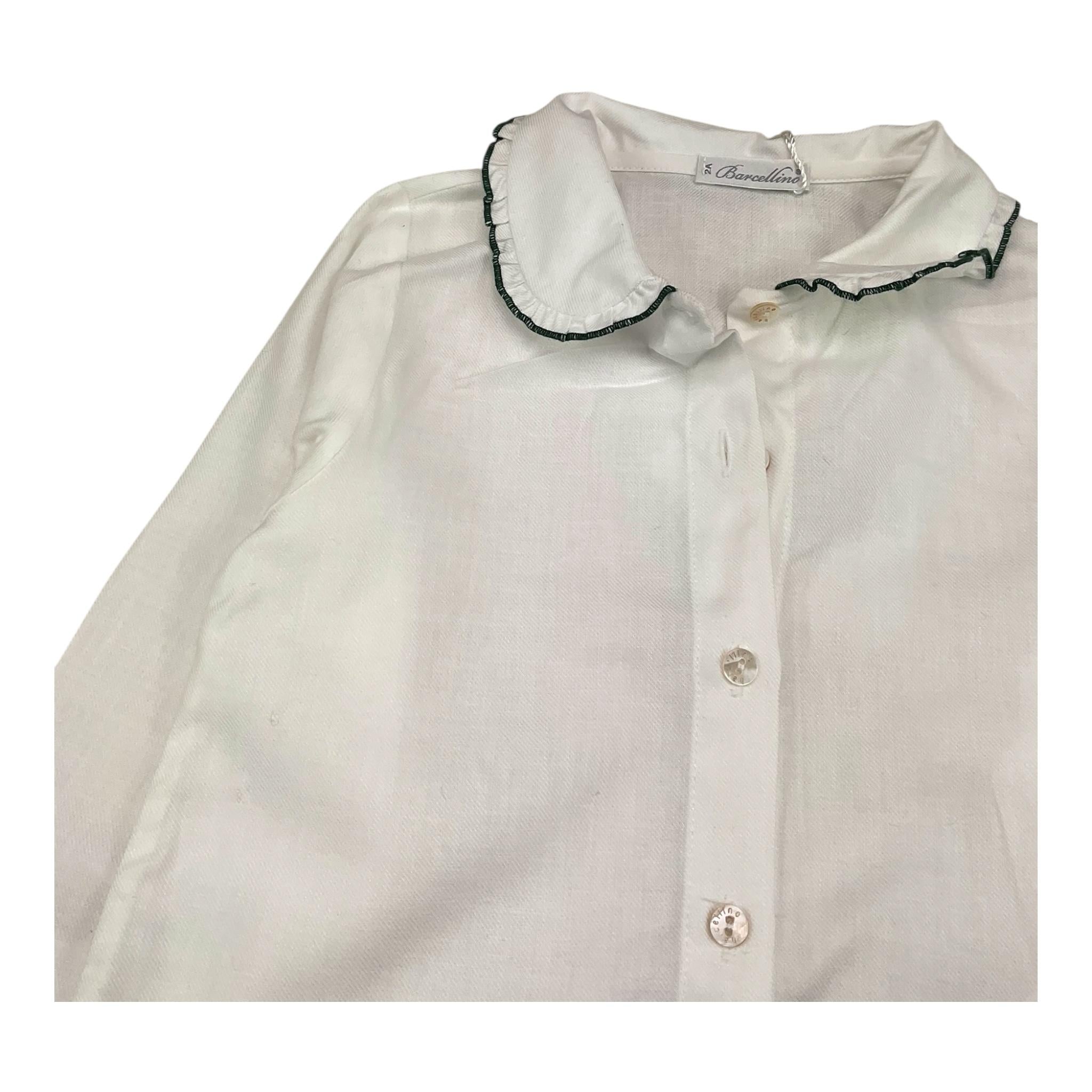 BARCELLINO completo 2 pezzi camicia-pantalone Bianco per Neonata 115307 BIANCO BARCELLINO