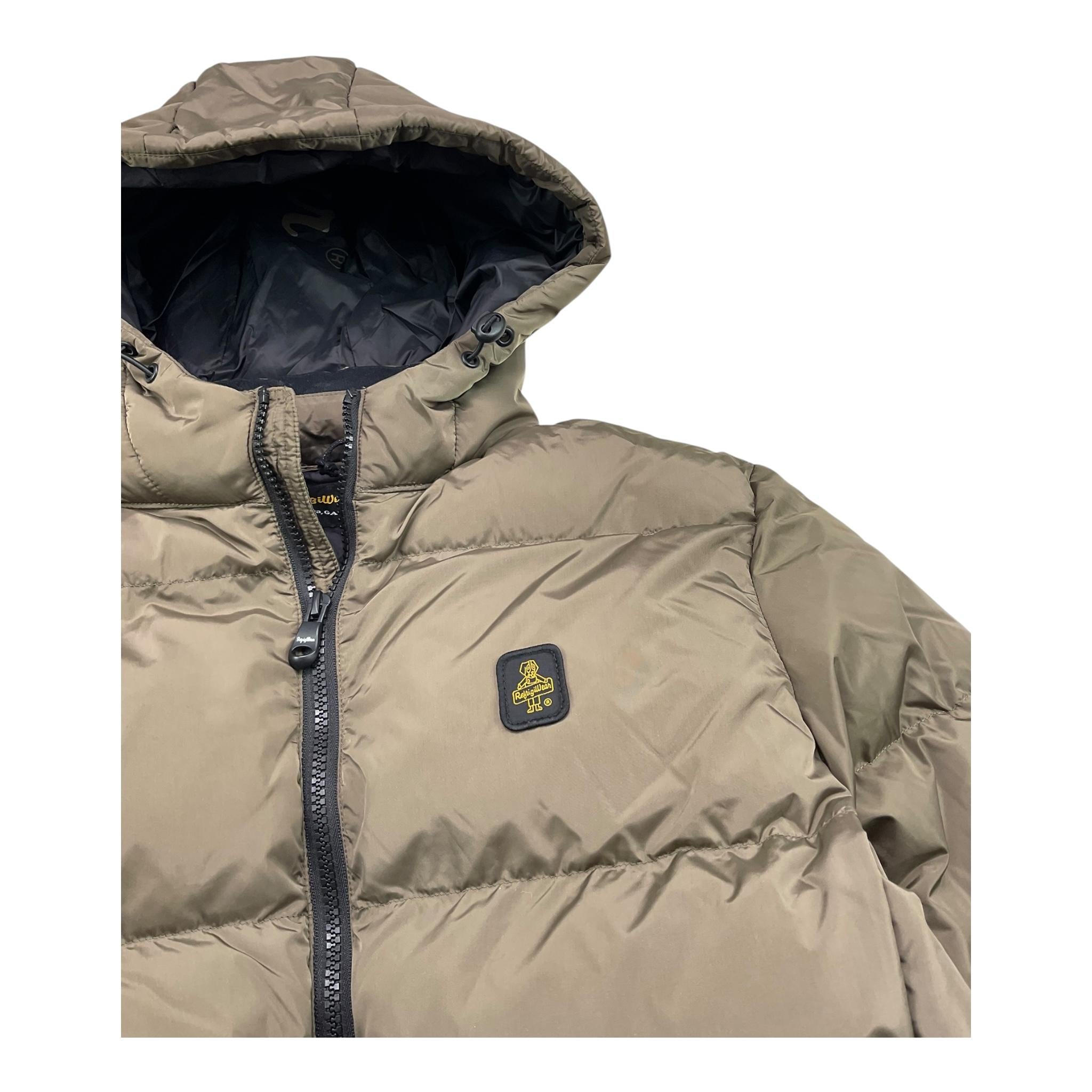 REFRIGUE giubbino tinta unita con cappuccio Verde per Bambino RW790 VERDE REFRIGUE
