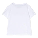 MISSONI t-shirt girocollo tinta unita con stampa in contrasto Bianco per Neonato MT8501 BIANCO MISSONI