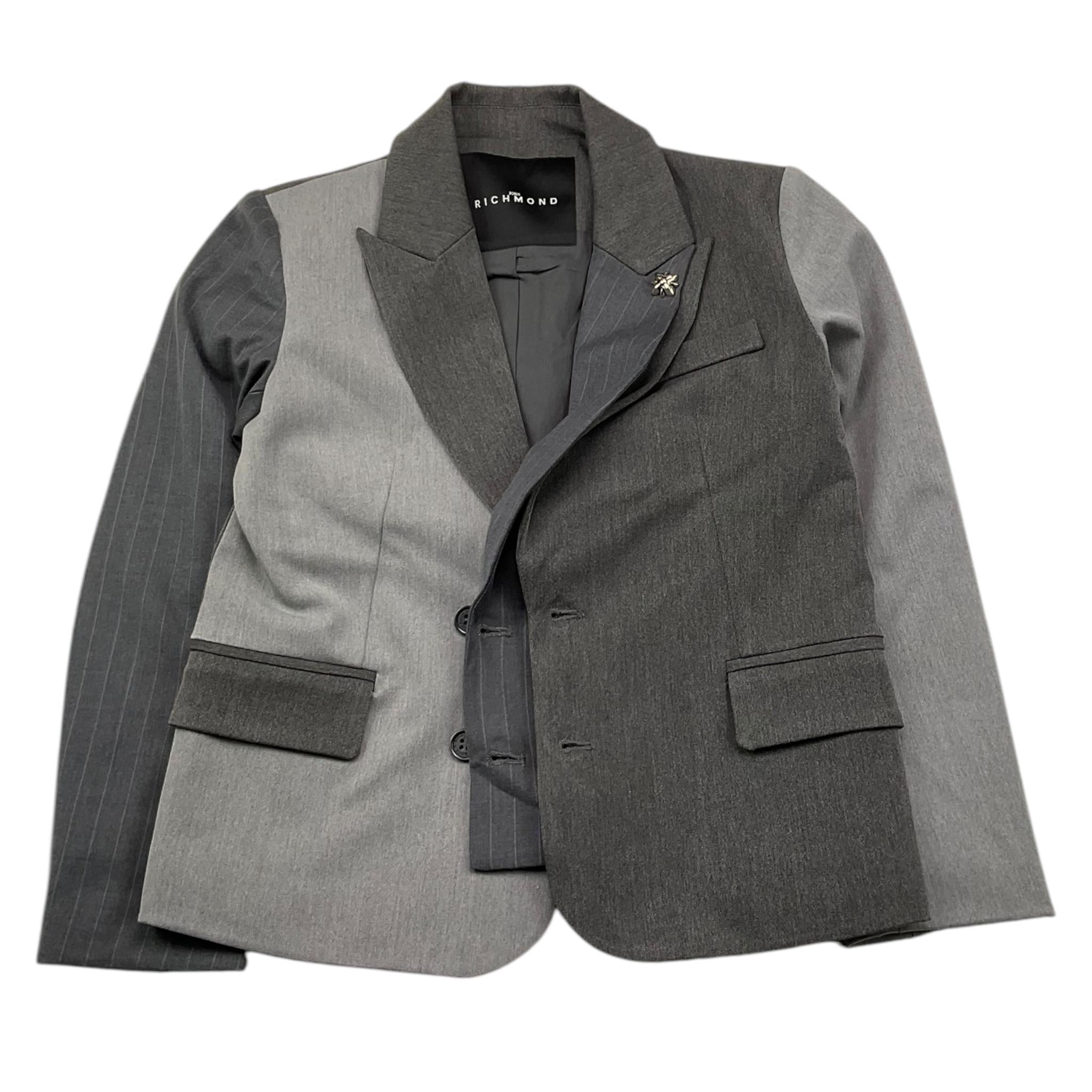 JOHN RICHMOND giacca bicolore monopetto Grigio per Bambino RBA25092GC GRIGIO JOHN RICHMOND