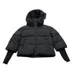 DIXIE giubbino tricolore con cappuccio Nero per Bambina JE14160G67 NERO DIXIE