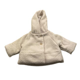 LA STUPENDERIA cappotto teddy tinta unita con cappuccio Panna per Neonato TCGB64 PANNA LA STUPENDERIA