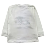 M+E' shirt girocollo tinta unita con stampa in contrasto Bianco per Neonato UEM0439 BIANCO M+E'