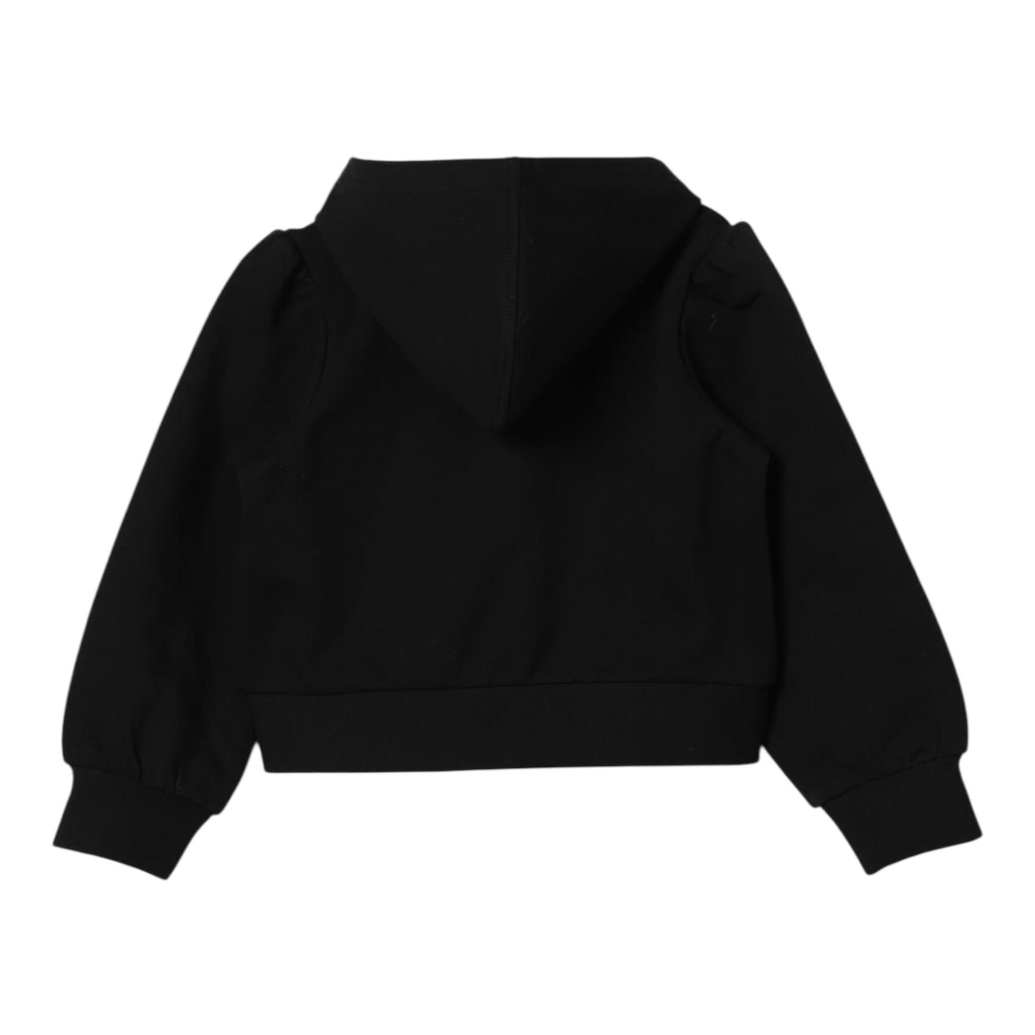 LIU JO felpa tinta unita con cappuccio e zip Nero per Bambina KF4109F0939J NERO LIU JO