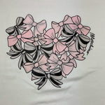 MOSCHINO t-shirt tinta unita girocollo con stampa Bianco per Bambina HLM060 BIANCO MOSCHINO