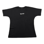 DISCLAIMER t-shirt girocollo tinta unita con logo Nero per Bambino 24IDK58217 NERO DISCLAIMER
