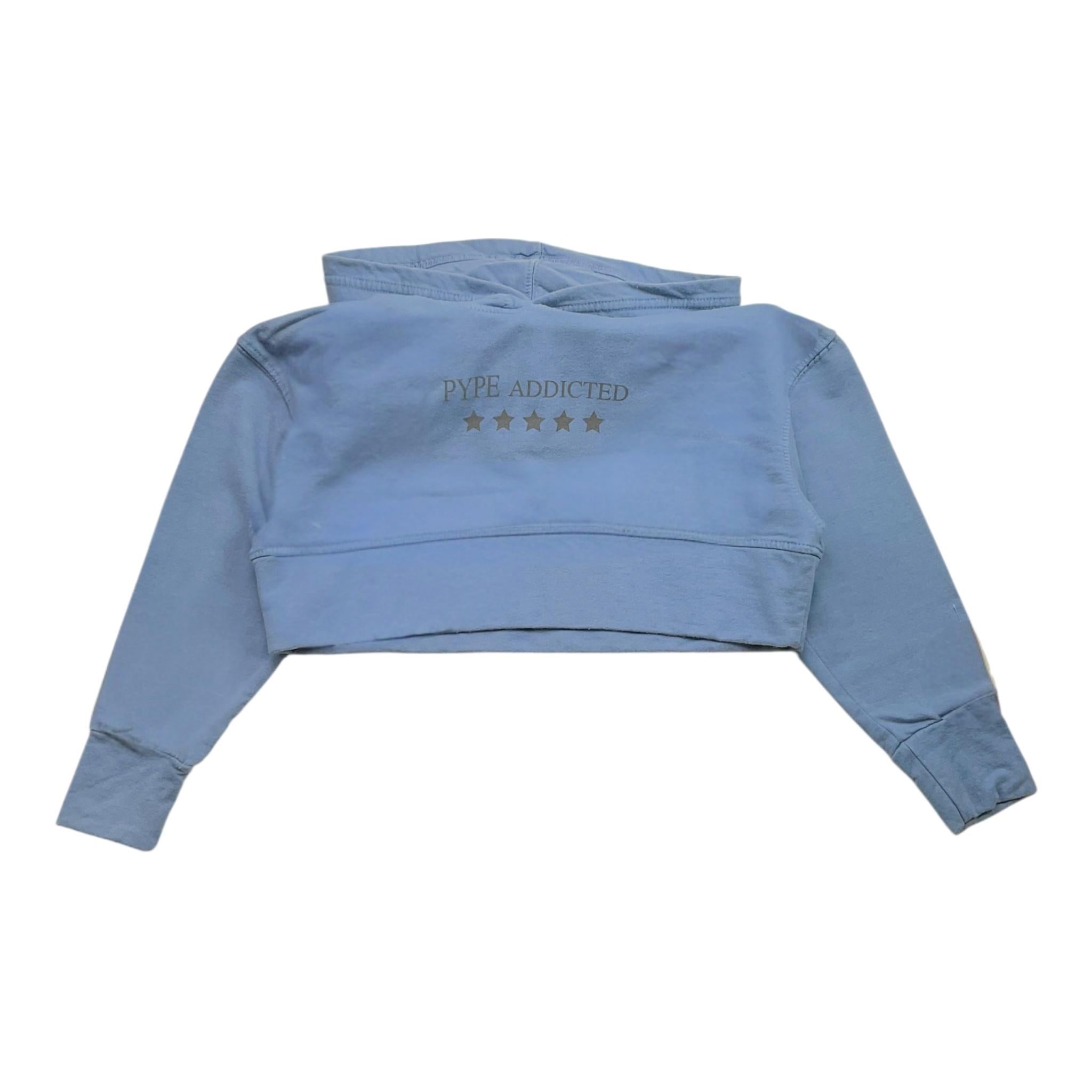 PYPE felpa tinta unita con cappuccio e stampa Blu per Bambina ADDGR BLU PYPE