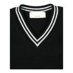 ELISABETTA FRANCHI gilet in maglia scollo a v tinta unita Nero per Bambina EFMA153XX NERO ELISABETTA FRANCHI