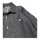 LE BEBE' camicia in denim tinta unita con bottoni Nero per Neonato LBB5201 NERO LE BEBE'