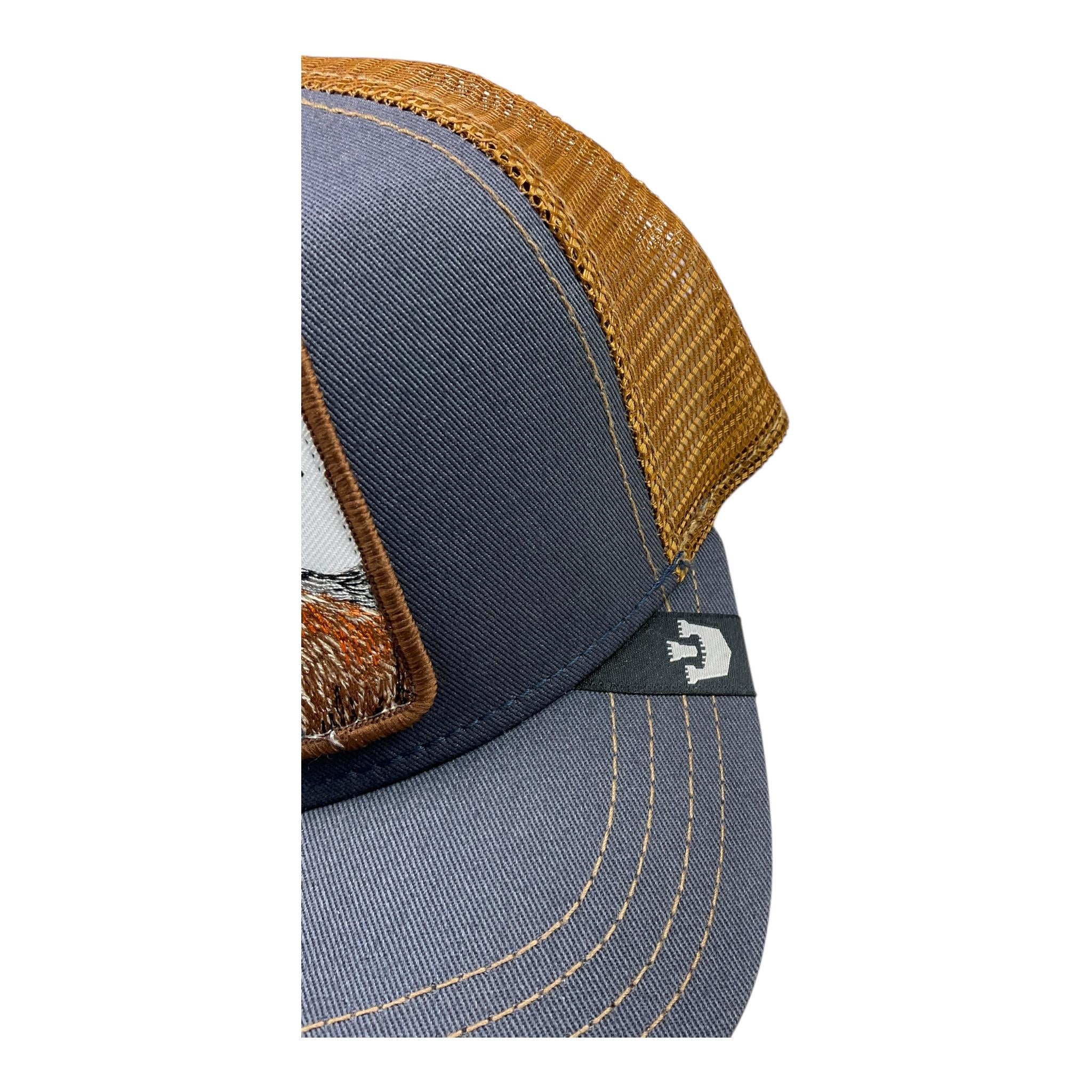 GOORIN BROS berretto tinta unita con ricamo animale Blu per Bambino 2000 BLU GOORIN BROS