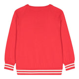 MOSCHINO maglia girocollo tinta unita con stampa orso Rosso per Neonato MYW00JXX ROSSO MOSCHINO