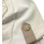 NINNAOH cappello tinta unita Bianco/beige per Neonato E23272 BIANCO/BEIGE NINNAOH