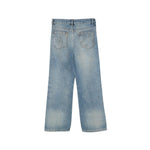 N°21 jeans tinta unita con girovita regolabile Azzurro per Bambino N21A09 AZZURRO N°21
