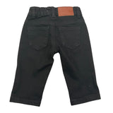 TRUSSARDI jeans tinta unita con elastico in vita Nero per Neonato TIA25088JE NERO TRUSSARDI