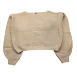 DIXIE maglia tinta unita modello crop Beige per Bambina NB89230G56 BEIGE DIXIE
