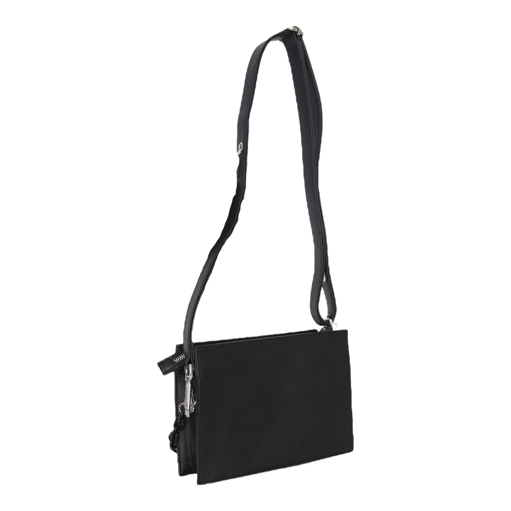 GAELLE borsa tinta unita con tracolla Nero per Bambina 2741BP00490 NERO GAELLE