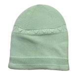 WEDOBLE cappello tinta unita con ricami Verde acqua per Neonata V2004307A VERDE ACQUA WEDOBLE