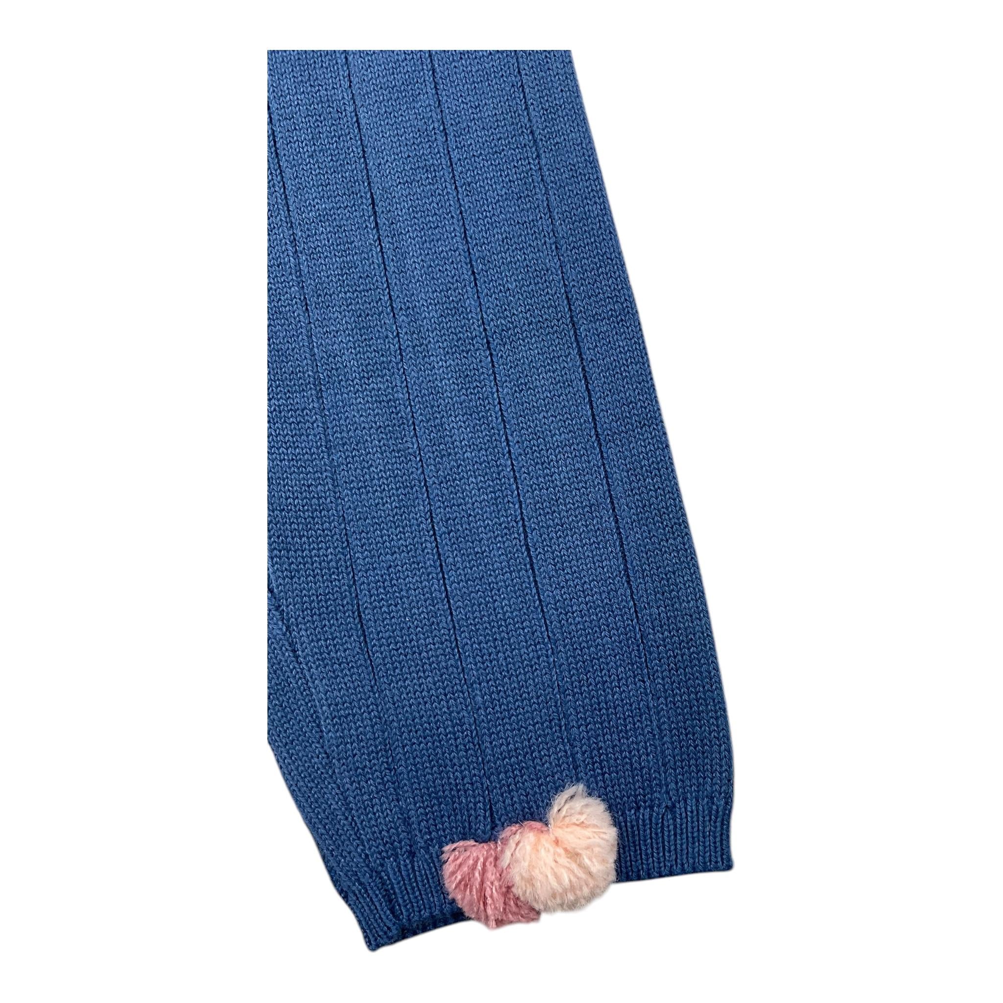 LOUISE MISHA leggins tinta unita Blu per Bambina GRCW24L0295 BLU LOUISE MISHA