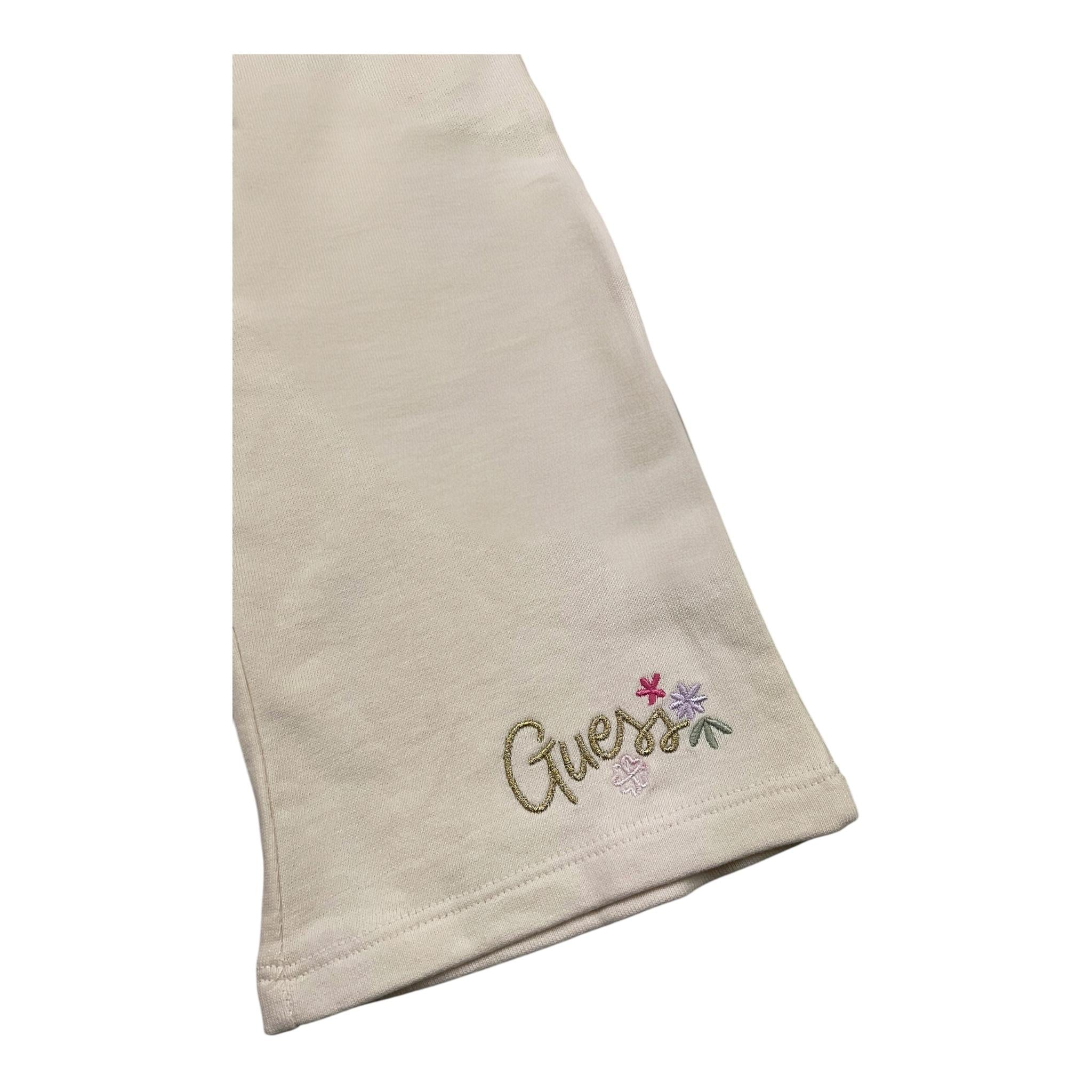 GUESS pantalone tinta unita modello palazzo Panna per Neonata K4BQ11KAX74 PANNA GUESS