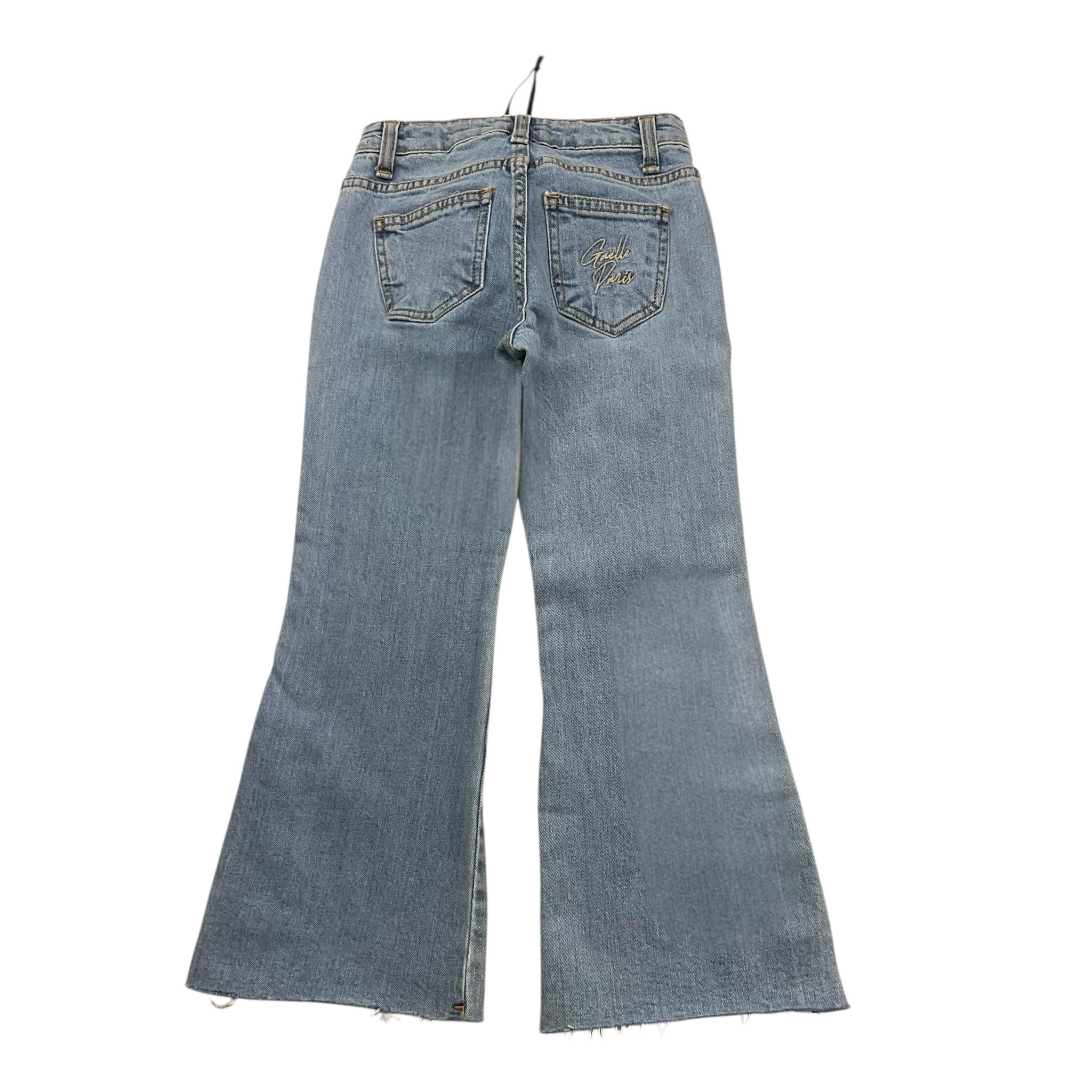 GAELLE jeans tinta unita a zampa con girovita regolabile Azzurro per Bambina 2745PD00025 AZZURRO GAELLE