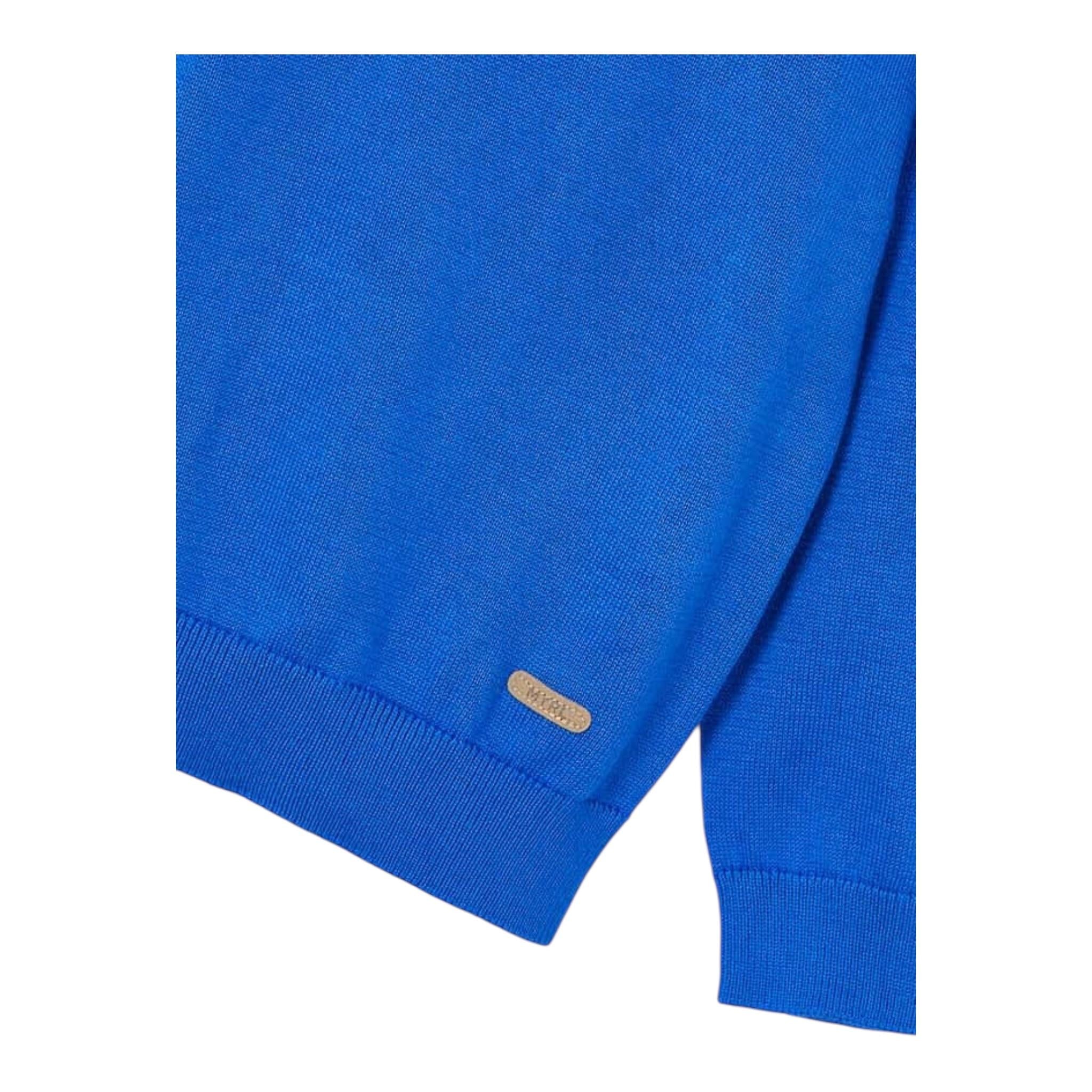 MAYORAL maglia girocollo tinta unita Cobalto per Bambino 323XX COBALTO MAYORAL