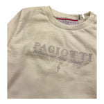 CESARE PACIOTTI shirt girocollo tinta unita con stampa Panna per Neonato TSP5373B PANNA CESARE PACIOTTI