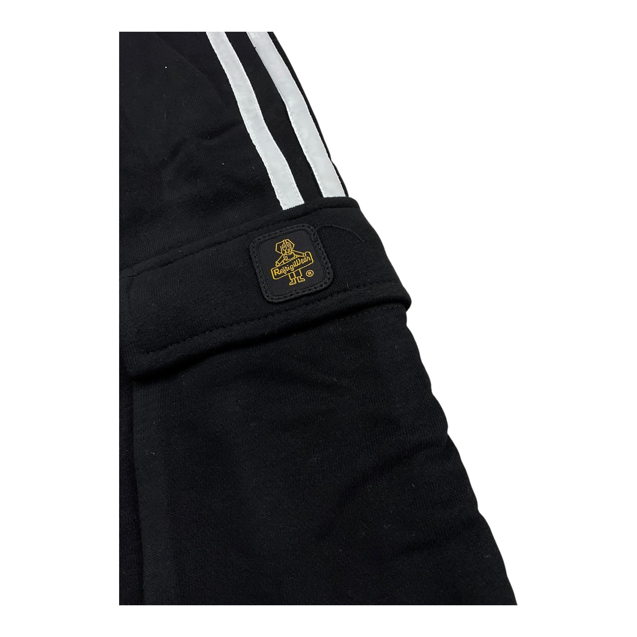 REFRIGIWEAR pantalone tuta tinta unita con fantasia a righe Nero per Bambina RWG951 NERO REFRIGIWEAR