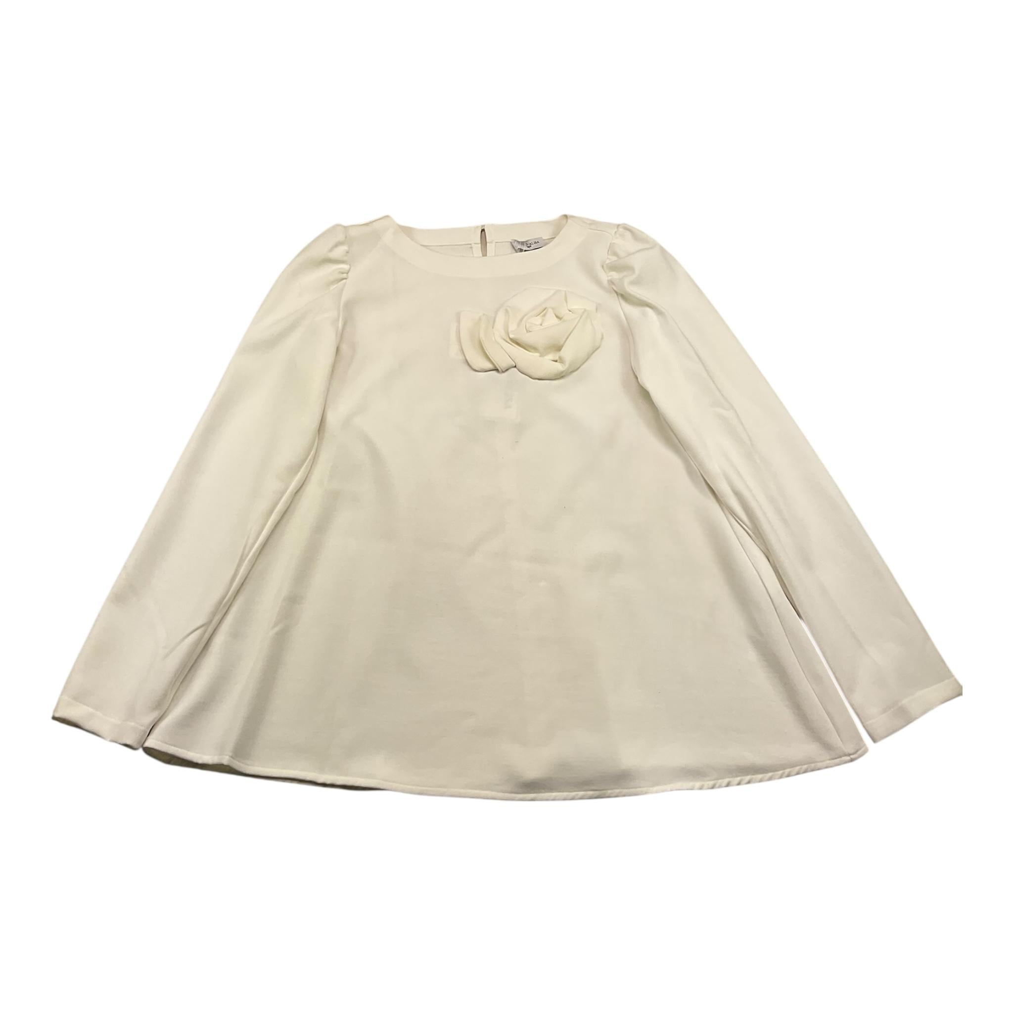 MONNALISA camiciamanica lunga tinta unita Panna per Bambina 176302F2 PANNA MONNALISA