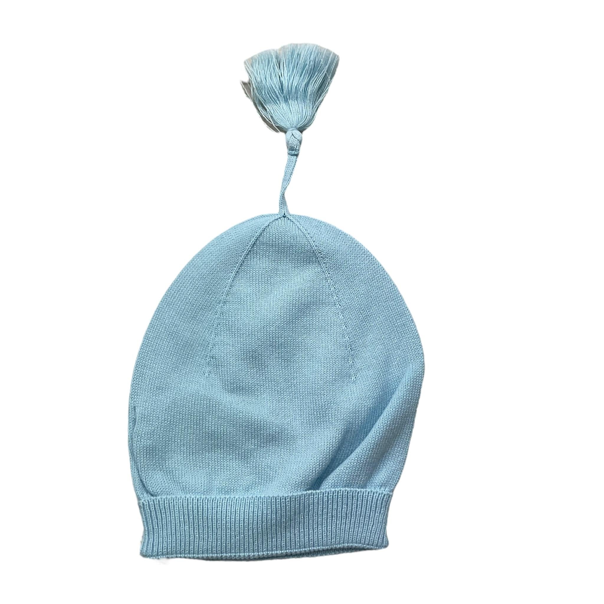 WEDOBLE cappello tinta unita con logo Azzurro per Neonato V2110307D AZZURRO WEDOBLE