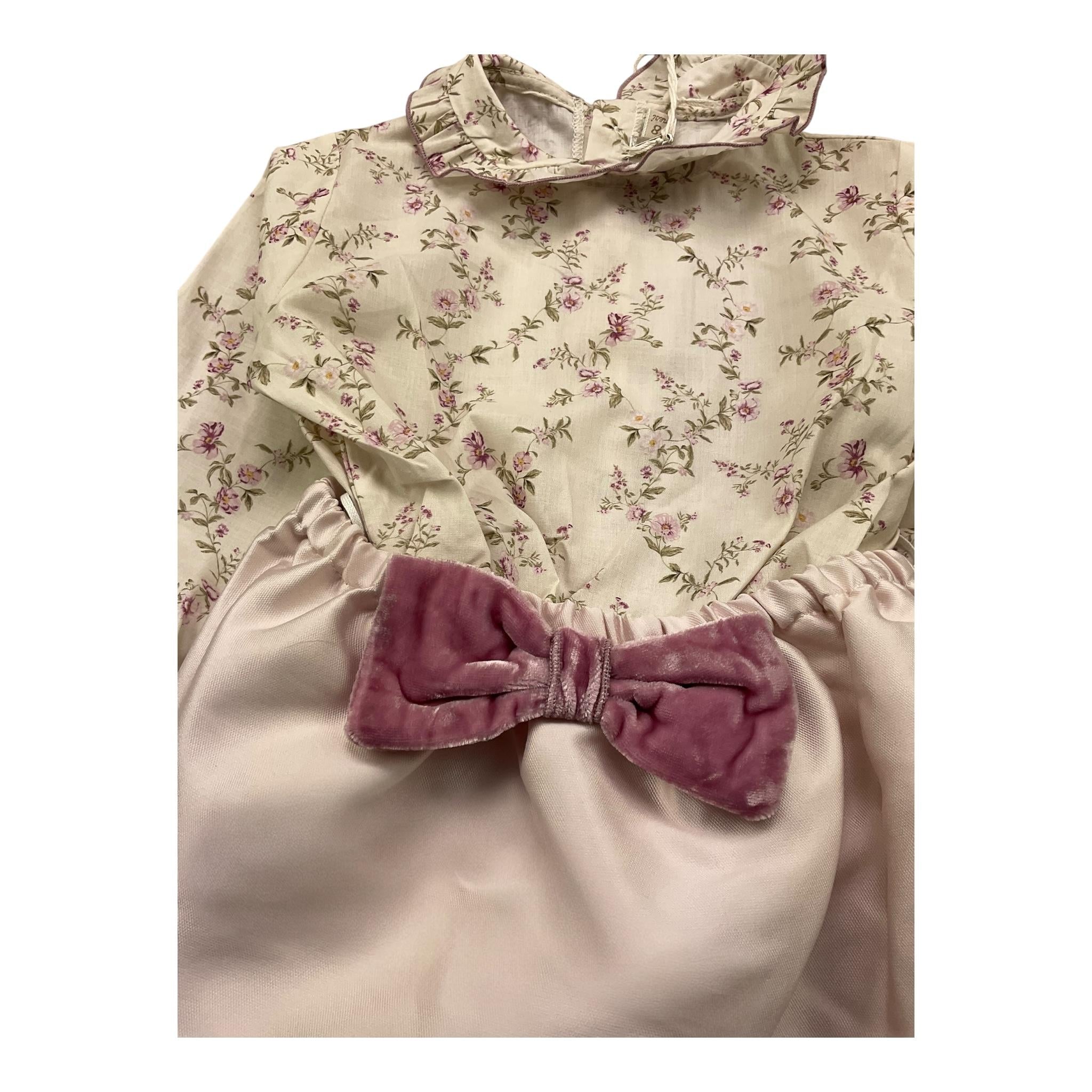 LA STUPENDERIA completo 2 pezzi camicia-culotte Rosa per Neonata CBCT04 ROSA LA STUPENDERIA