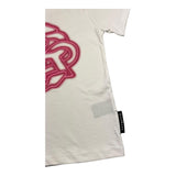 JOHN RICHMOND t-shirt girocollo tinta unita con stampa in contrasto Bianco per Bambina RGA25092TS BIANCO JOHN RICHMOND