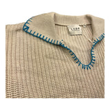 maglia tinta unita con colletto 12223515937 PANNA LES COYOTES DE PARIS