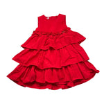 LIU JO abito giromanica tinta unita  Rosso per Bambina KF3073J ROSSO LIU JO