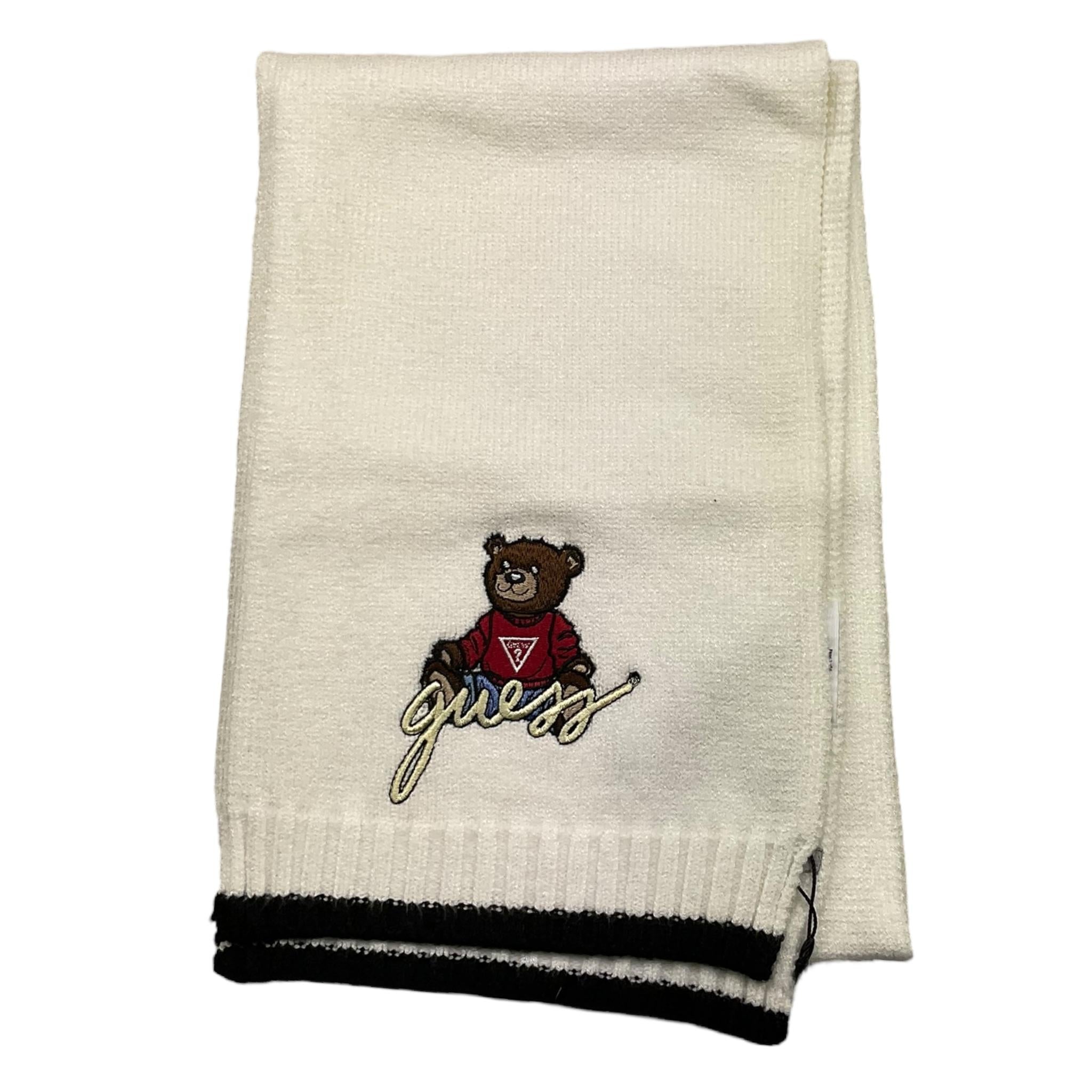 GUESS sciarpa tinta unita con stampa Panna per Bambino H4BZ10Z2QP0 PANNA GUESS