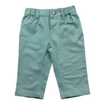 TRUSSARDI pantalone tinta unita con elastico in vita Azzurro per Neonata TIA25190PA AZZURRO TRUSSARDI