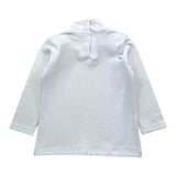 PINKO maglia mezzo collo tinta unita con stampa Bianco per Neonata F4PIBGTN188N BIANCO PINKO