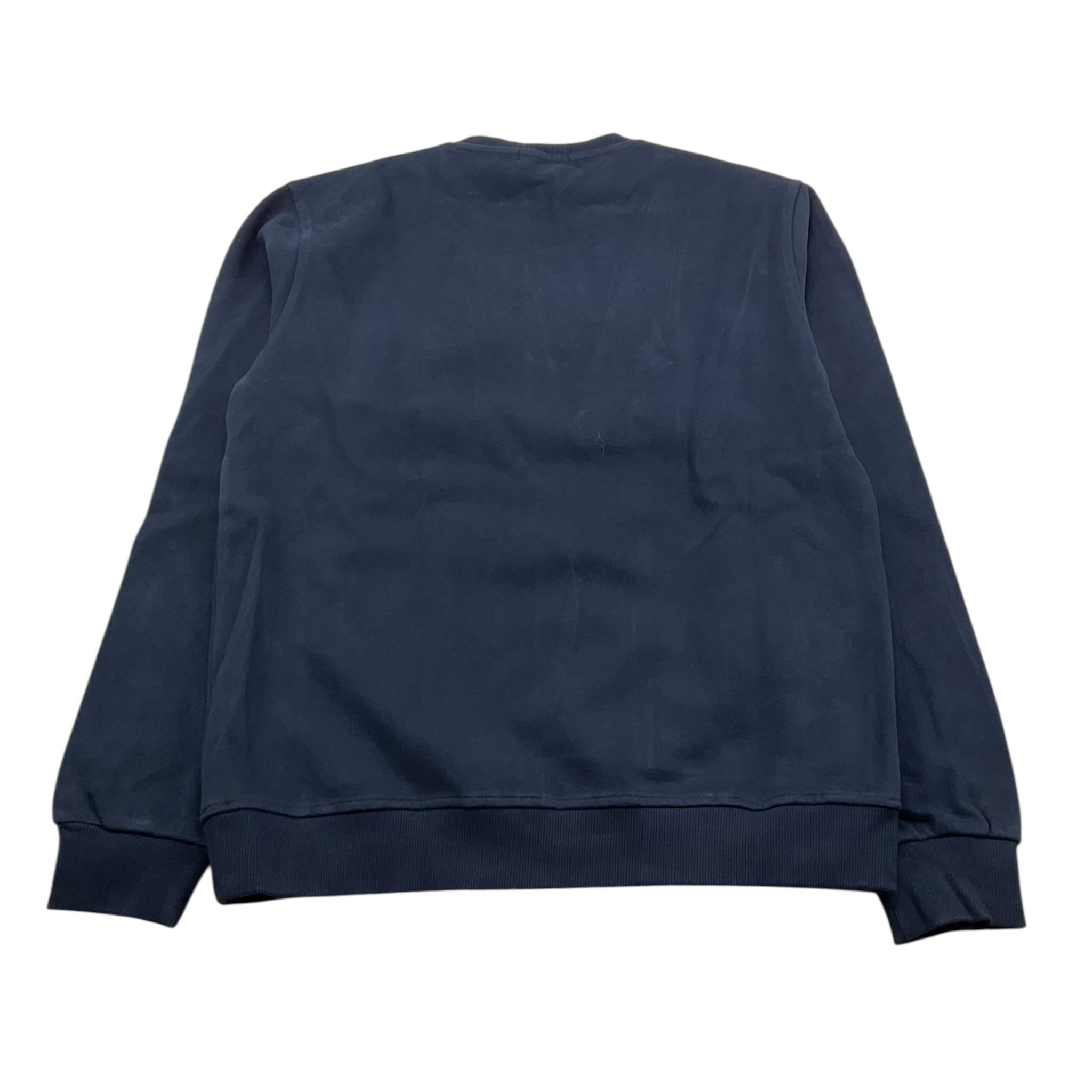 JECKERSON felpa chiusa girocollo tinta unita con logo Blu per Bambino J4436 BLU JECKERSON