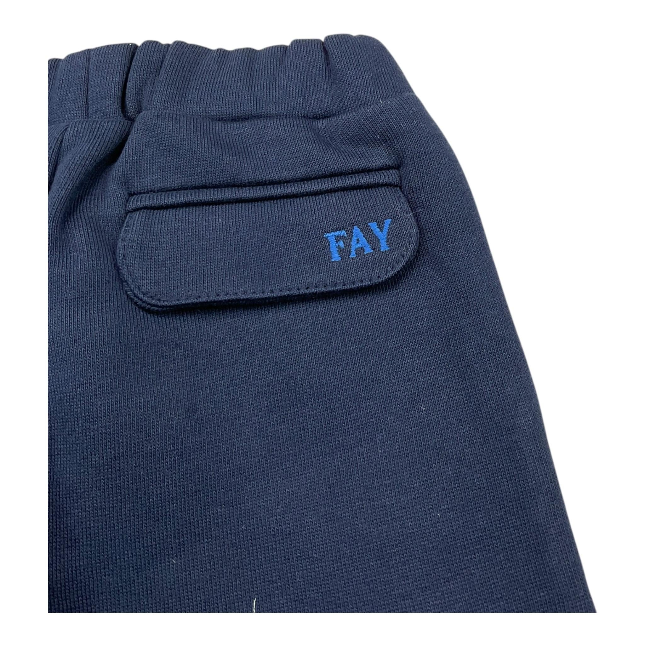FAY pantalone tuta tinta unita Blu per Neonato FT6540 BLU FAY
