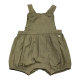 TARTINE ET CHOCOLAT salopette tinta unita Verde per Neonata TZ21001 VERDE TARTINE ET CHOCOLAT