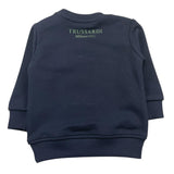 TRUSSARDI felpa chiusa girocollo tinta unita Blu per Neonato TIA25124FE BLU TRUSSARDI