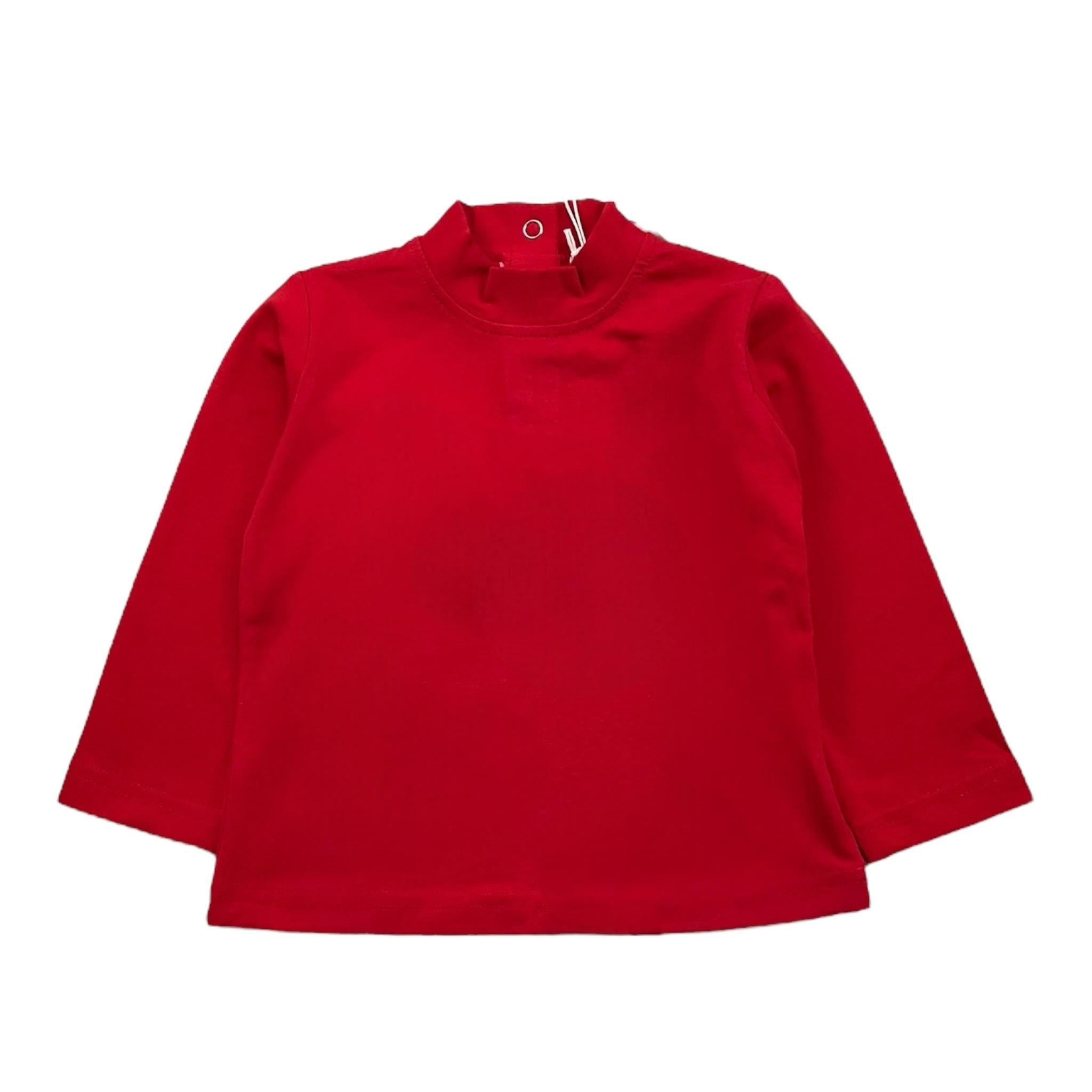 Y-CLU shirt mezzo collo tinta unita con stampa Rosso per Neonato YN20709 ROSSO Y-CLU