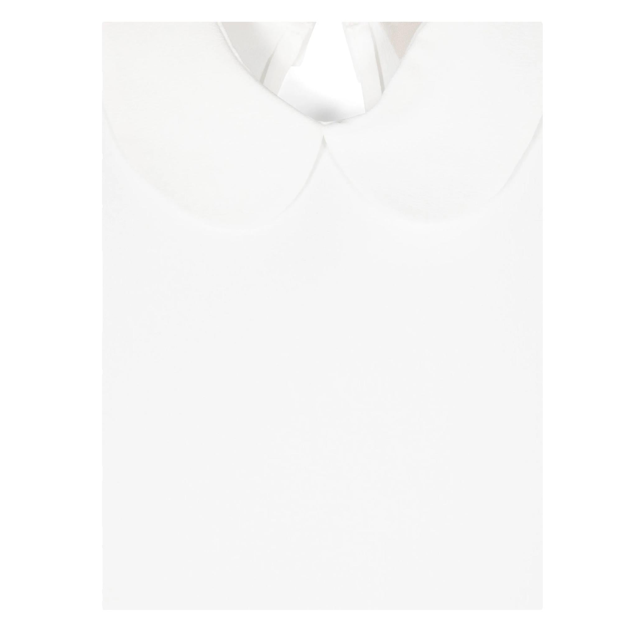 SIMONETTA camicia manica lunga tinta unita Bianco per Bambina SV5A40 BIANCO SIMONETTA