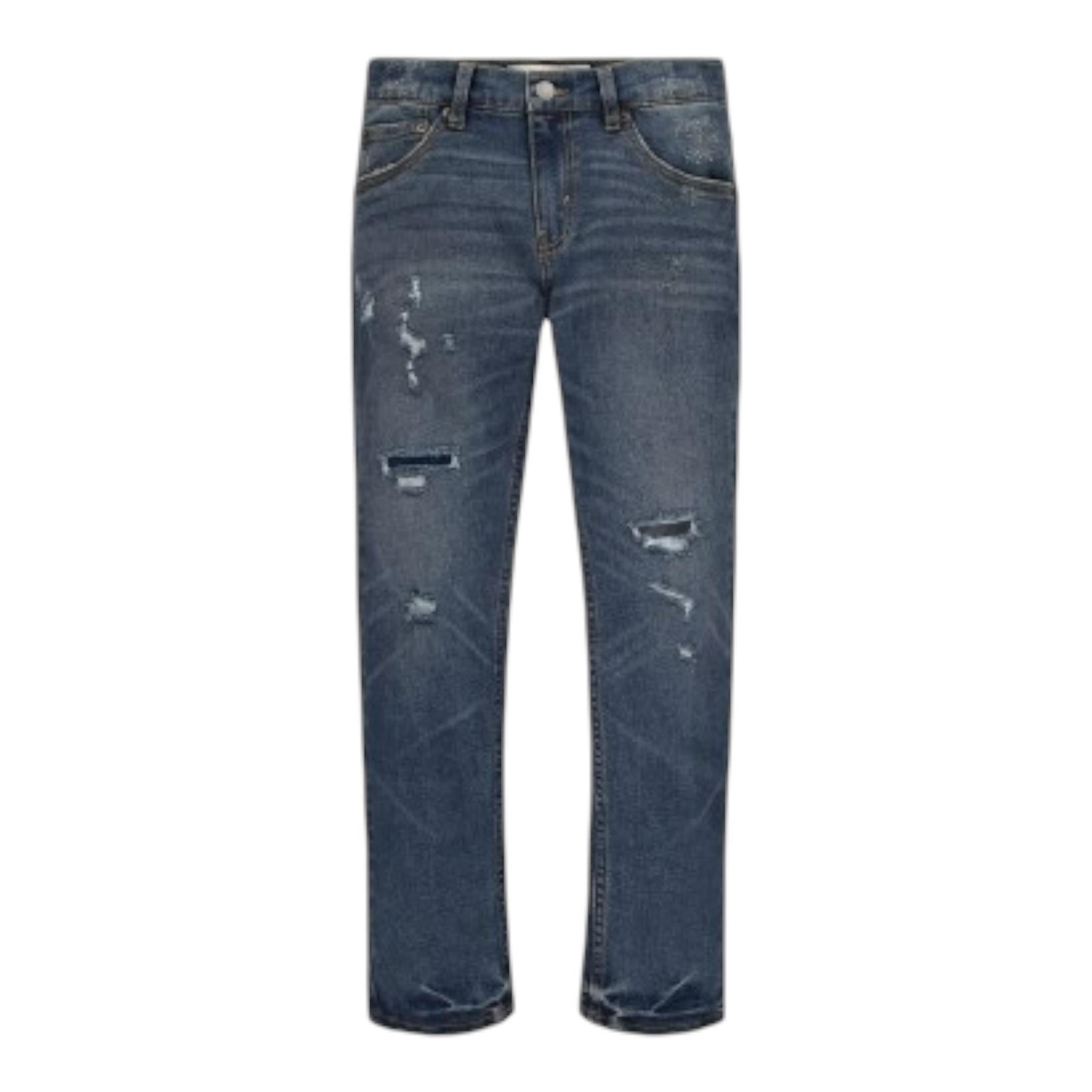 LEVI'S jeans tinta unita con girovita regolabile Blu per Bambino 8EJ112 BLU LEVI'S
