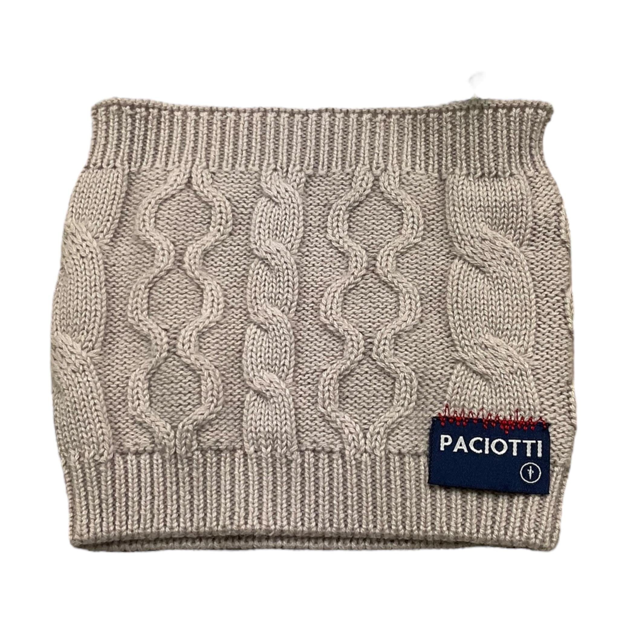CESARE PACIOTTI collo tinta unita cn logo Grigio per Bambino CLP3320B GRIGIO CESARE PACIOTTI