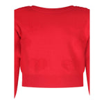 FUN & FUN maglia gircollo tinta unita con cuori Rosso per Bambina FBSW00067 ROSSO FUN & FUN