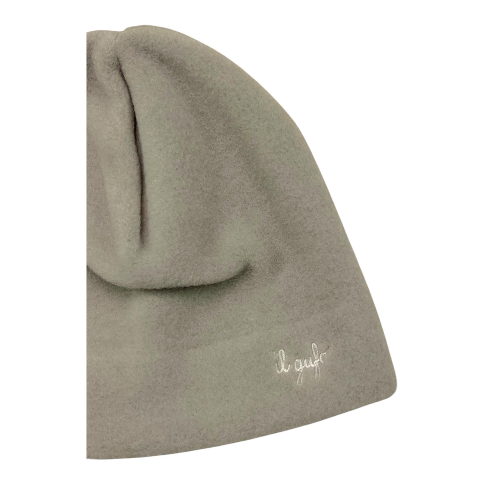 IL GUFO cappello tinta unita con logo Grigio per Bambino A24EO363M0108 GRIGIO IL GUFO
