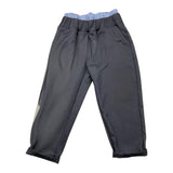 VICOLO pantalone tinta unita con elastico in contrasto Grigio per Neonata 3141P00090N GRIGIO VICOLO