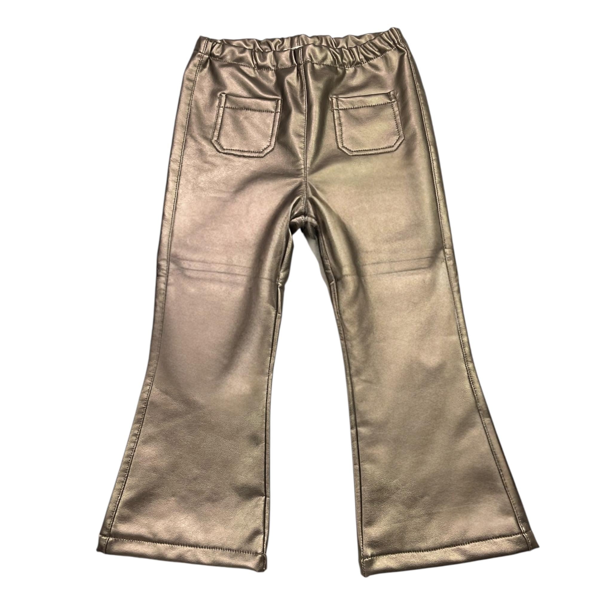 ZHOE & TOBIAH pantalone tinta unita modello a zampa Bronzo per Bambina ECL2 BRONZO ZHOE & TOBIAH