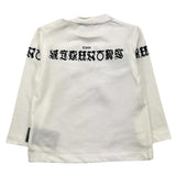 JOHN RICHMOND shirt girocollo tinta unita con stampa in contrasto Bianco per Neonato RIA25098TS BIANCO JOHN RICHMOND