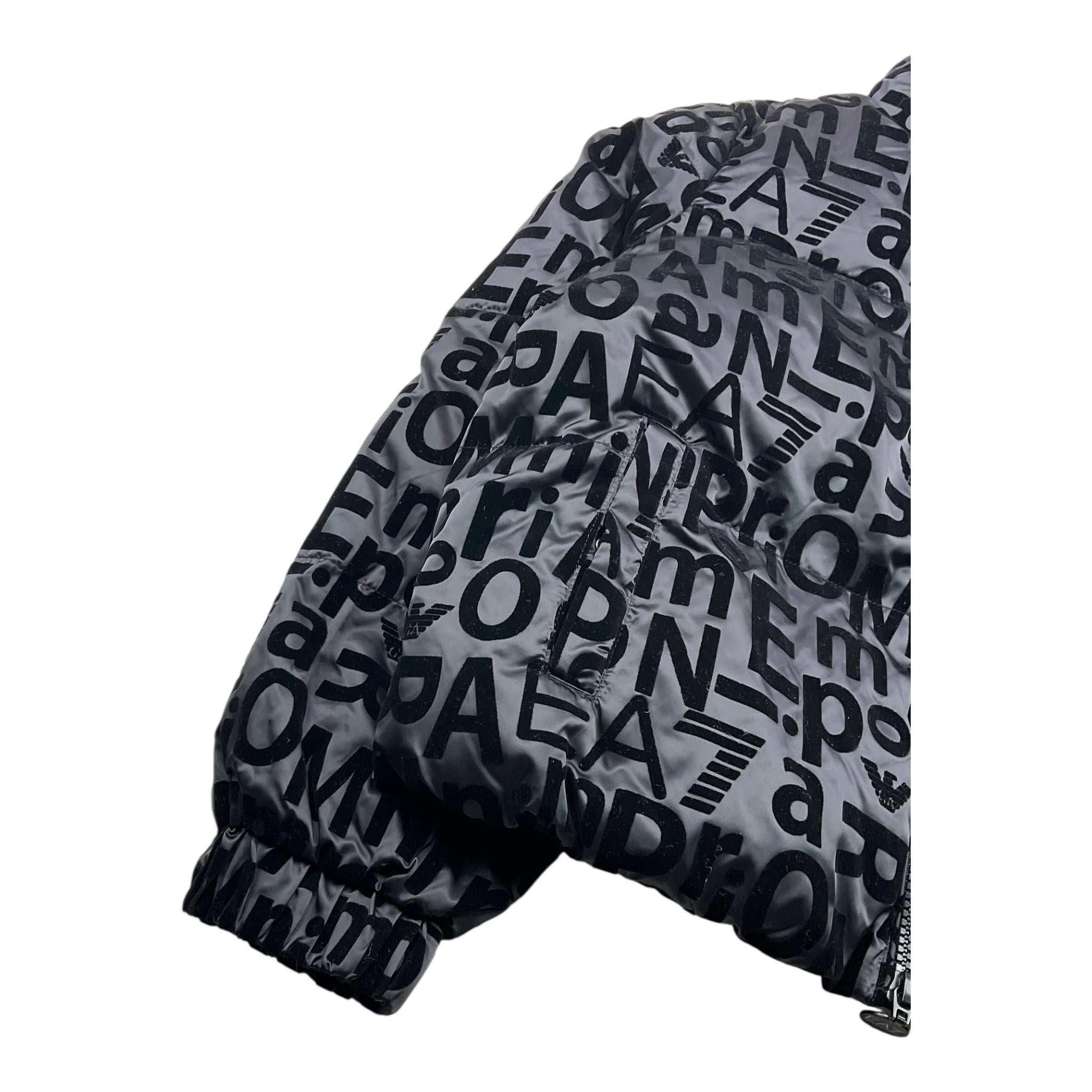 EMPORIO ARMANI giubbino tinta unita con cappuccio Nero per Bambino 6DFB04 NERO EMPORIO ARMANI